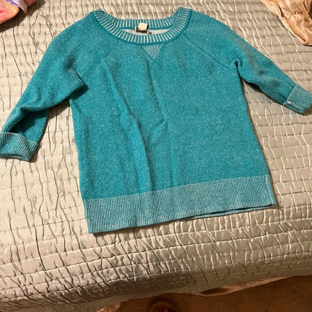 J. Crew Teal Sweater
